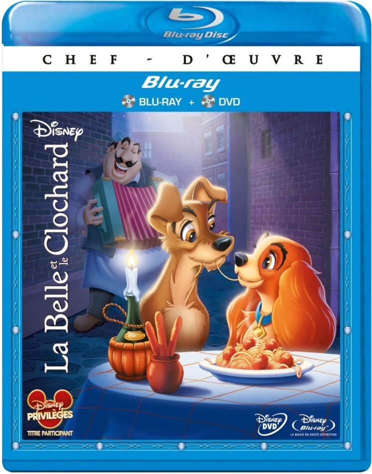 La Belle et le Clochard (1955) Blu-ray + DVD