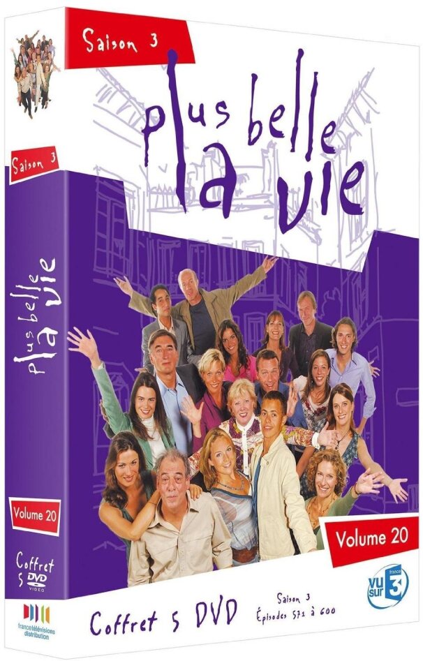 Plus belle la vie - Volume 20 (2008) 5 DVDs