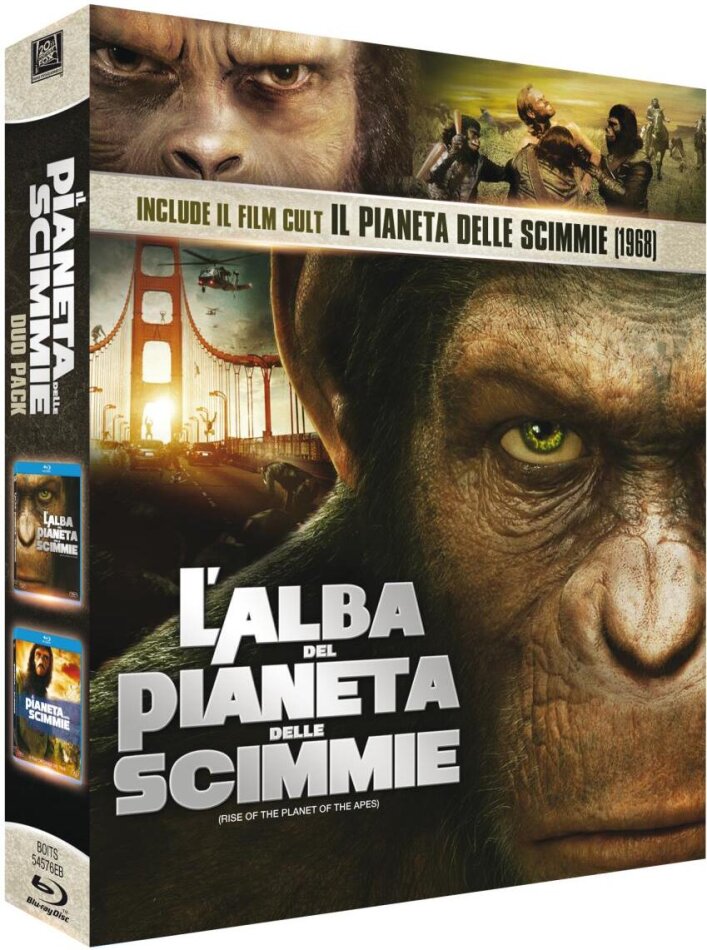 L'alba del pianeta delle scimmie / Il Pianeta delle Scimmie 2 Blu-rays