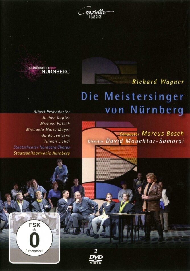 Staatsphilharmonie Nürnberg, Marcus Bosch & Albert Pesendorfer - Wagner - Die Meistersinger von Nürnberg 2 DVDs