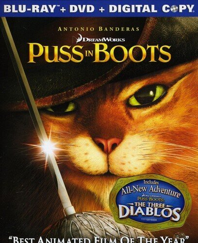 Puss In Boots - Puss In Boots (2PC) (W/DVD) (2011) Widescreen, Blu-ray + DVD