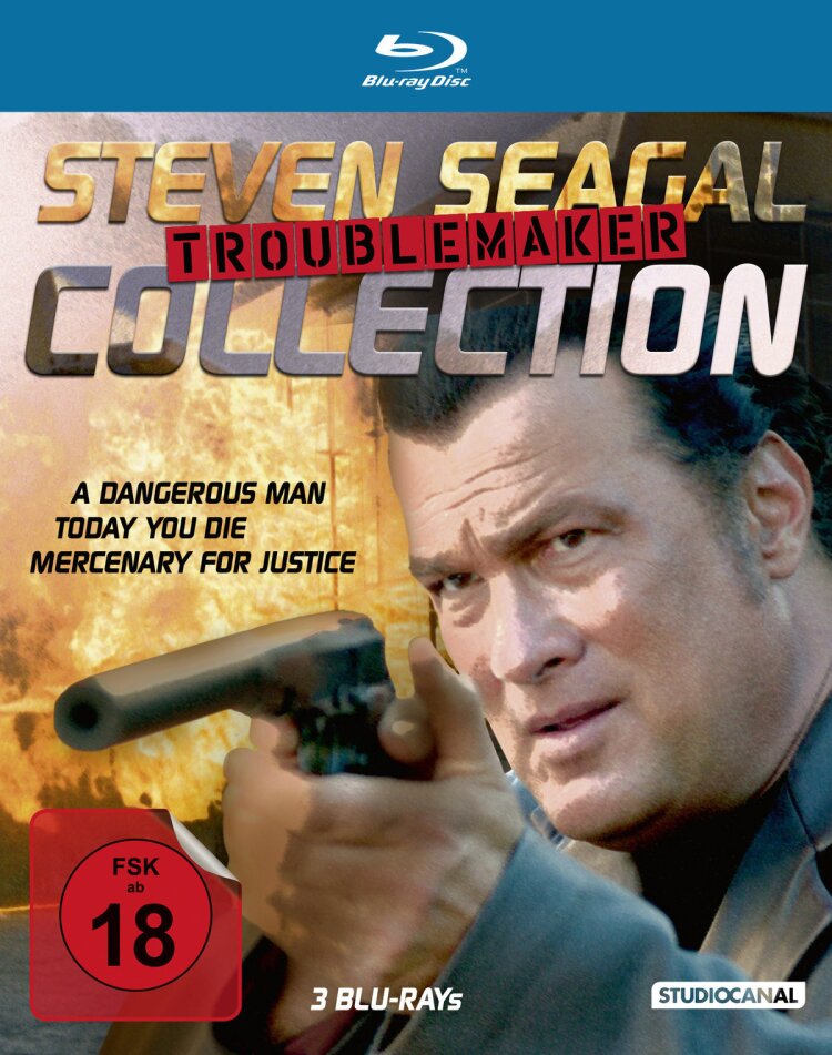 Steven Seagal - Troublemaker Collection 3 Blu-rays