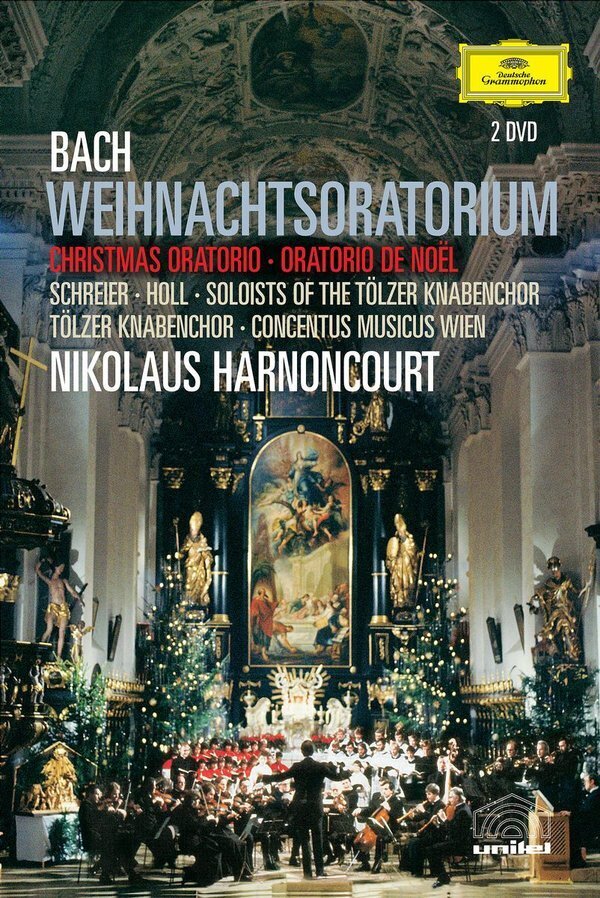 Concentus Musicus Wien, Nikolaus Harnoncourt & Peter Schreier - Bach - Weihnachtsoratorium Deutsche Grammophon, Unitel Classica