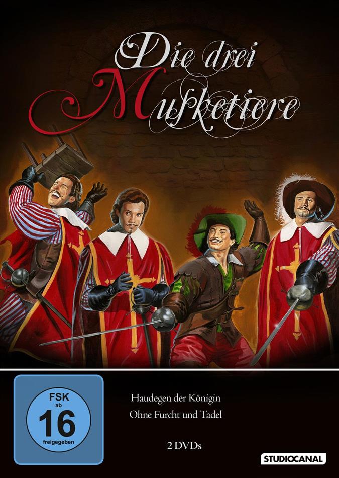 Die drei Musketiere 1 + 2 - Haudegen der Königin / Ohne Furcht und Tadel 2 DVDs