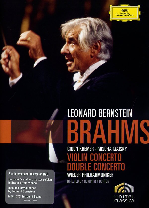 Wiener Philharmoniker, Leonard Bernstein (1918-1990) & Gidon Kremer - Brahms - Violin Concerto & Double Concerto Deutsche Grammophon, Unitel Classica