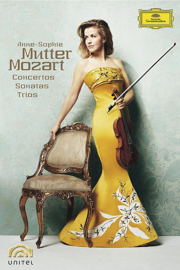 Anne-Sophie Mutter - Mozart - Concertos / Sonatas / Trios Deutsche Grammophon, Unitel Classica, 5 DVDs