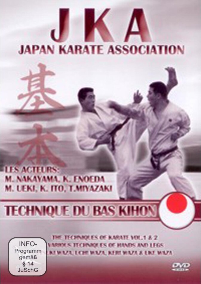 JKA - Japan Karate Association - Technique du bas Kihon n/b