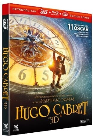 Hugo Cabret (2011) Blu-ray 3D (+2D) + Blu-ray + DVD