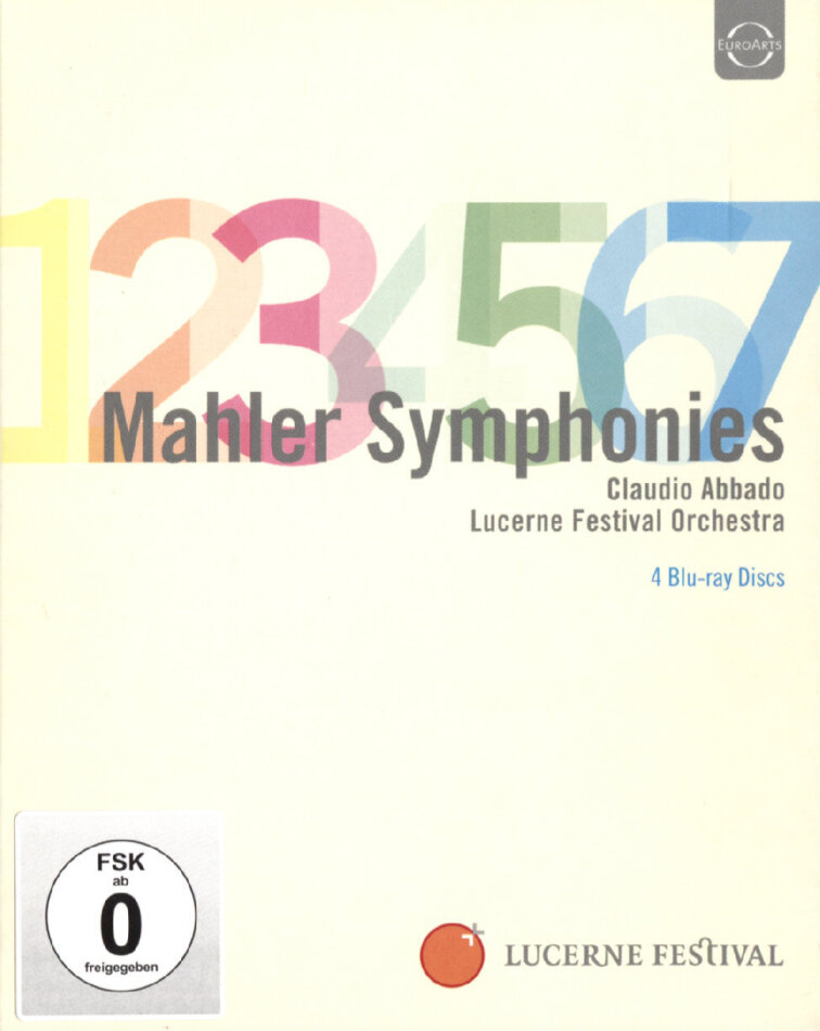 Lucerne Festival Orchestra, Claudio Abbado & Magdalena Kozena - Mahler - Symphonies Nos. 1-7 Euro Arts, 4 Blu-rays