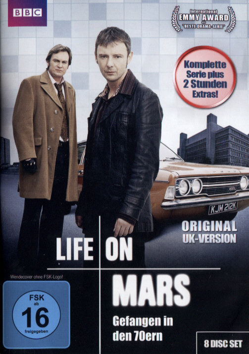 Life on Mars - Gefangen in den 70ern - Die komplette Serie Uncut, 8 DVDs