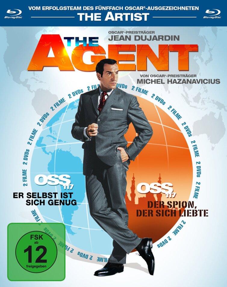 The Agent - OSS 117 Teil 1 + 2 2 Blu-rays