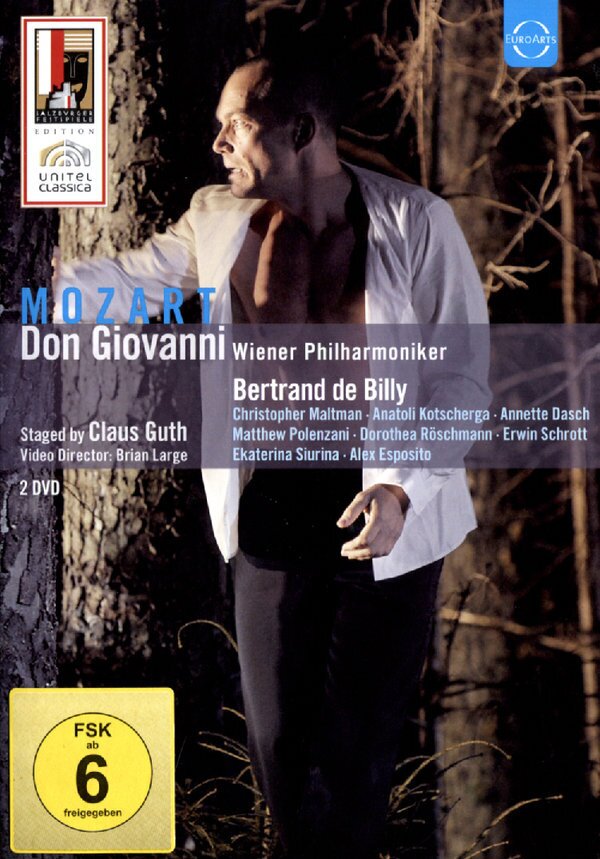 Wiener Philharmoniker, Bertrand de Billy & Christopher Maltman - Mozart - Don Giovanni Euro Arts, Salzburger Festspiele, Unitel Classica, 2 DVD
