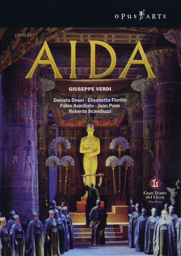Orchestra of the Gran Teatre del Liceu, Miguel Ángel Gómez Martínez & Daniela Dessi - Verdi - Aida Opus Arte, 2 DVDs