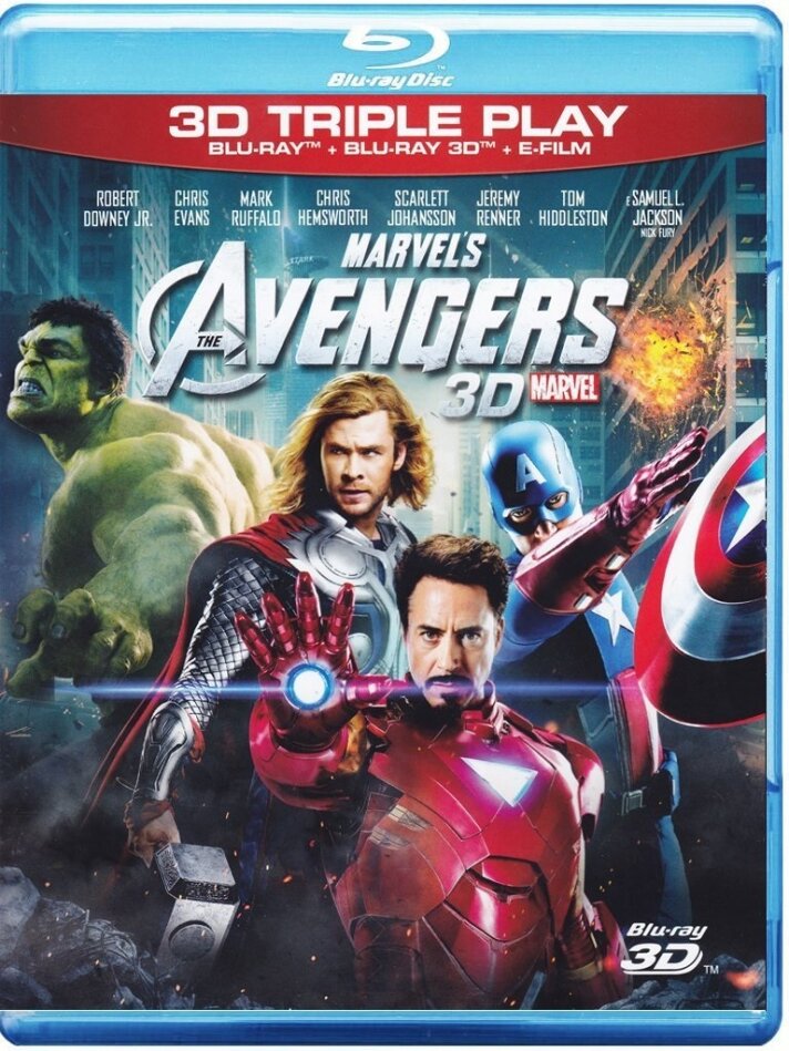 The Avengers (2012) Blu-ray 3D + Blu-ray