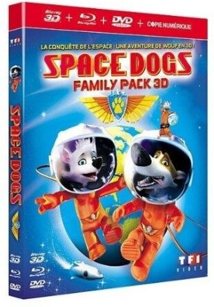 Space Dogs (2010) Blu-ray 3D (+2D) + Blu-ray + DVD