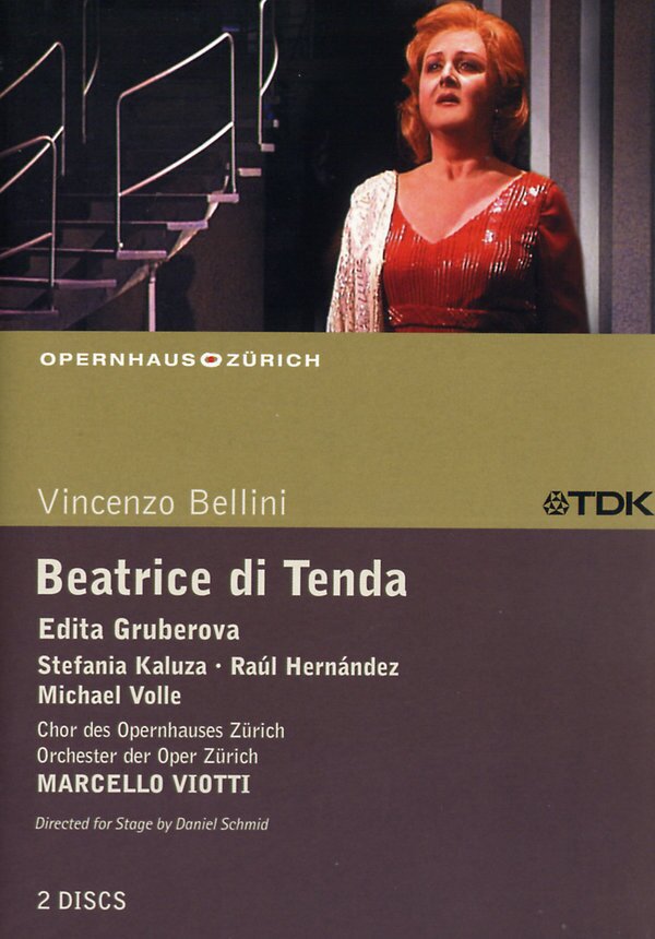 Opernhaus Zürich, Marcello Viotti & Edita Gruberova - Bellini - Beatrice di Tenda TDK, 2 DVDs
