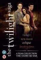 The Twilight Saga Quad Pack - Twilight 1-4 4 DVDs
