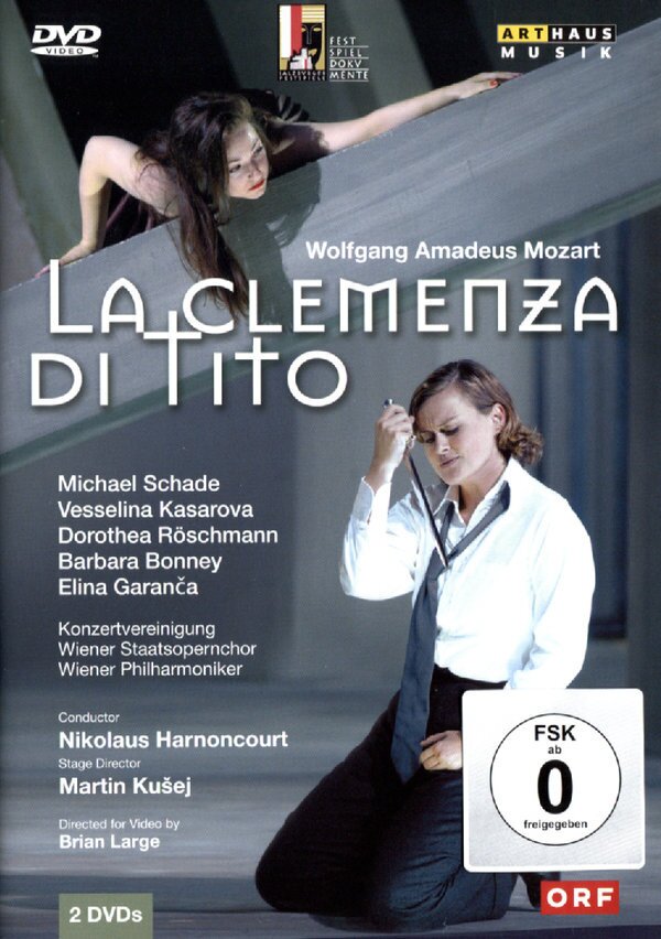 Wiener Philharmoniker, Nikolaus Harnoncourt & Michael Schade - Mozart - La clemenza di Tito Salzburger Festspiele, Arthaus Musik, 2 DVD