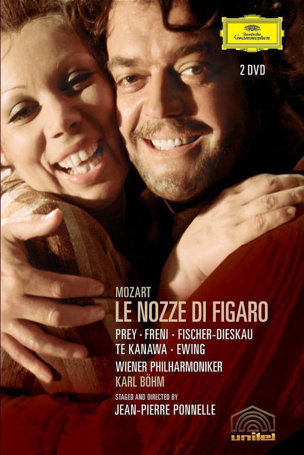 Wiener Philharmoniker, Karl Böhm & Hermann Prey - Mozart - Le nozze di Figaro Deutsche Grammophon, Unitel Classica, 2 DVDs