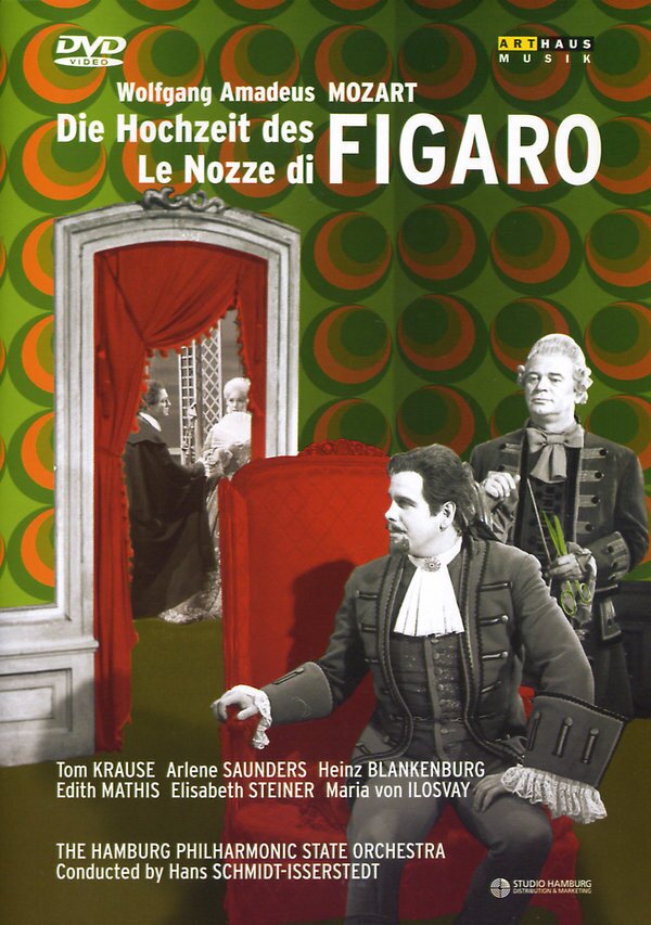 Hamburger Staatsoper, Hans Schmidt-Isserstedt & Tom Krause - Mozart - Le nozze di Figaro Arthaus Musik