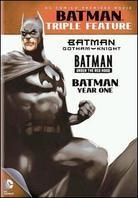 Batman Triple Feature - Gotham Knight / Under the Red Hood / Year One 4 DVDs