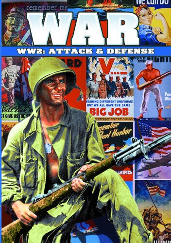 Attack & Defense: Rare Patriotic World War II - (Black & White)