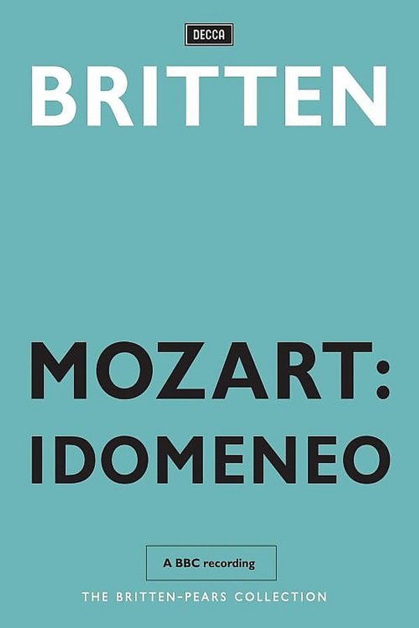 English Chamber Orchestra, Sir Benjamin Britten (1913-1976) & Peter Pears - Mozart - Idomeneo Decca, The Britten-Pears Collection, 2 DVDs