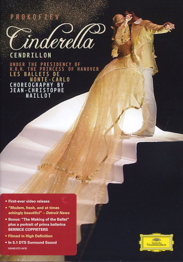 Les Ballets De Monte Carlo, The Cleveland Orchestra, Jean-Christophe Maillot & Bernice Coppieters - Prokofiev - Cinderella Deutsche Grammophon, 2 DVD