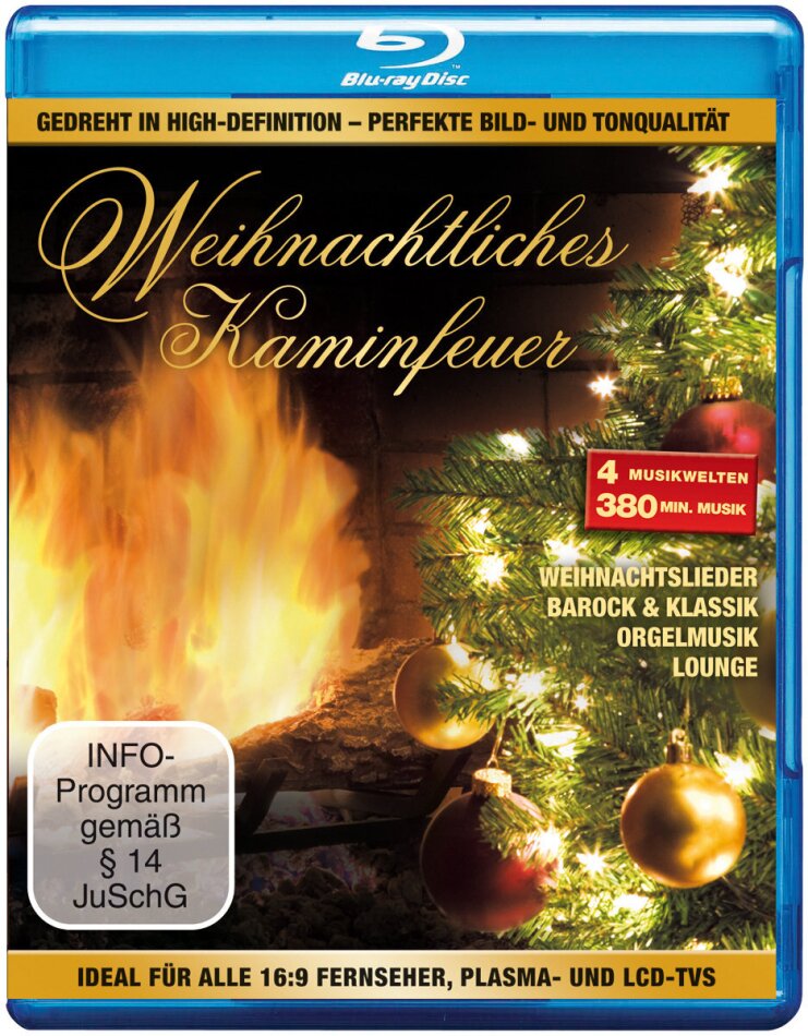 Weihnachtliches Kaminfeuer