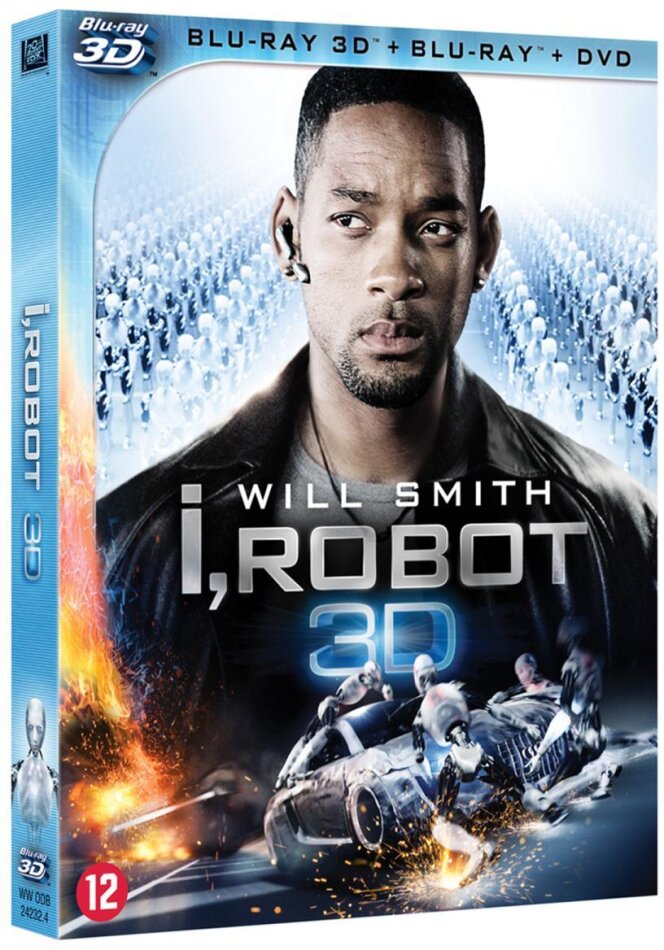 I, Robot (2004) Blu-ray 3D + Blu-ray + DVD