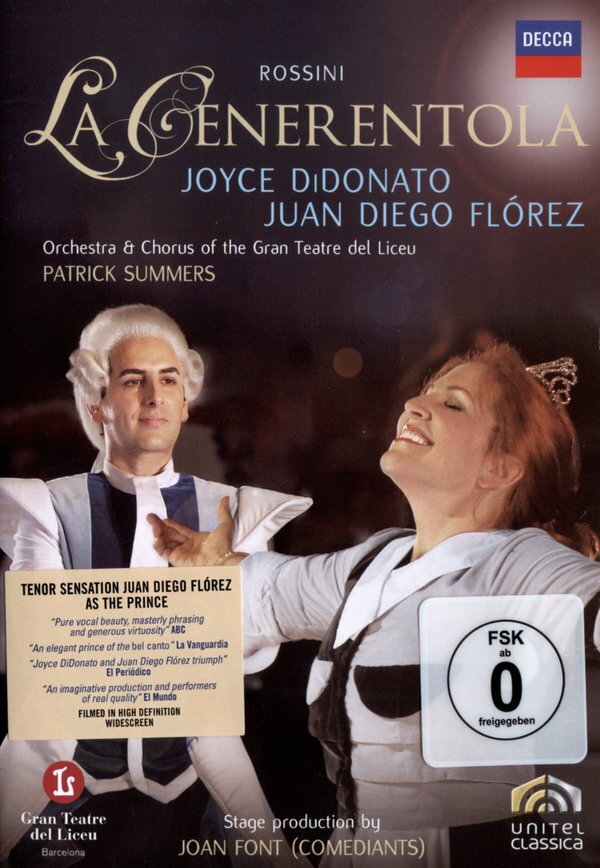 Orchestra of the Gran Teatre del Liceu, Patrick Summers & Joyce DiDonato - Rossini - La Cenerentola Decca, Unitel Classica