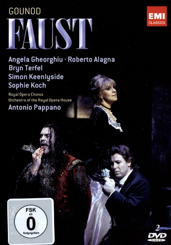 Orchestra of the Royal Opera House, Sir Antonio Pappano & Angela Gheorghiu - Gounod - Faust 2 DVDs