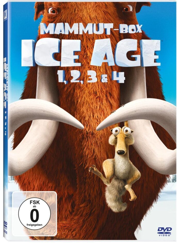 Ice Age - Mammut-Box 1 - 4 4 DVDs