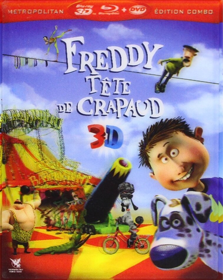 Freddy tête de crapaud (2011) Blu-ray 3D (+2D) + Blu-ray + DVD