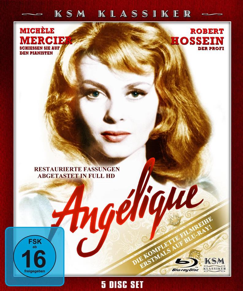 Angélique - Die komplette Filmreihe KSM Classic, 5 Blu-rays