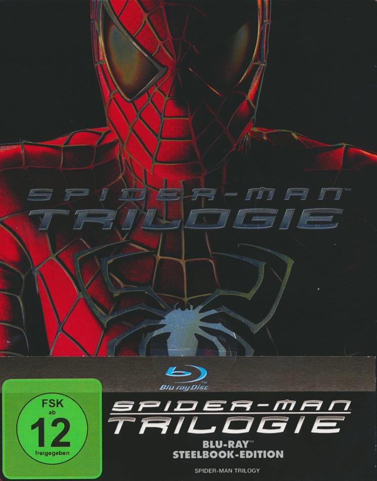 Spider-Man Trilogie Steelbook, 3 Blu-rays