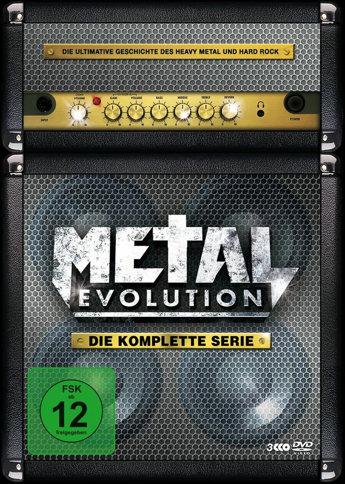 Various Artists - Metal Evolution - Die komplette Serie Steelbook, 3 DVDs