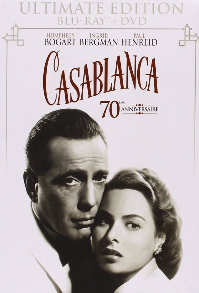 Casablanca (1942) n/b, Ultimate Edition, 2 Blu-ray + DVD