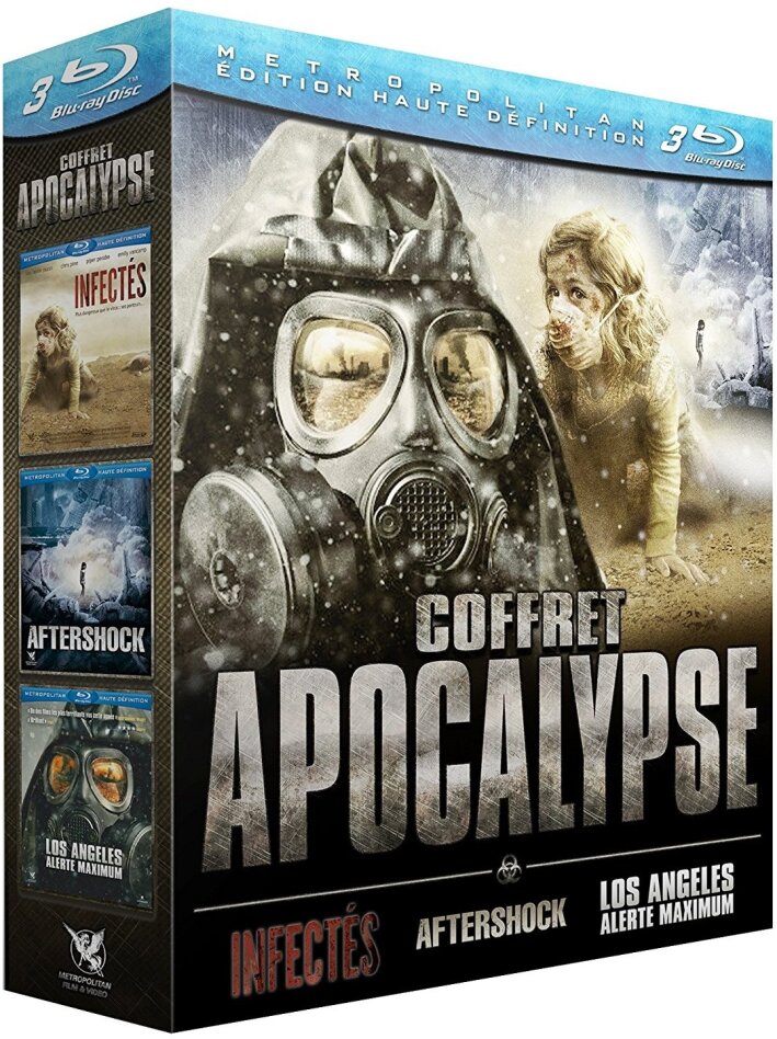 Coffret Apocalypse - Infectés / Aftershock / Los Angeles alerte maximum 3 Blu-ray