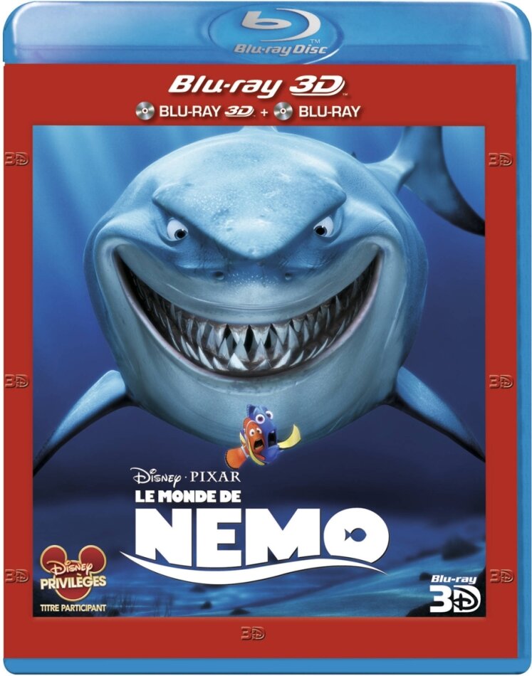 Le monde de Nemo (2003) Blu-ray 3D + Blu-ray