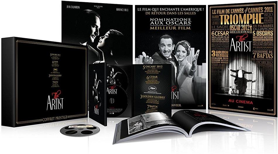 The Artist (2011) n/b, Edizione Deluxe Limitata, Blu-ray + 2 DVD + CD + Libro