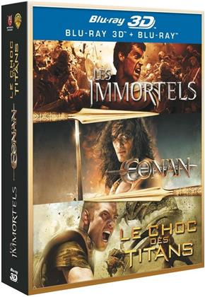 Conan 3D / Les immortels 3D / Le choc des Titans (3 Blu-ray 3D (+2D))
