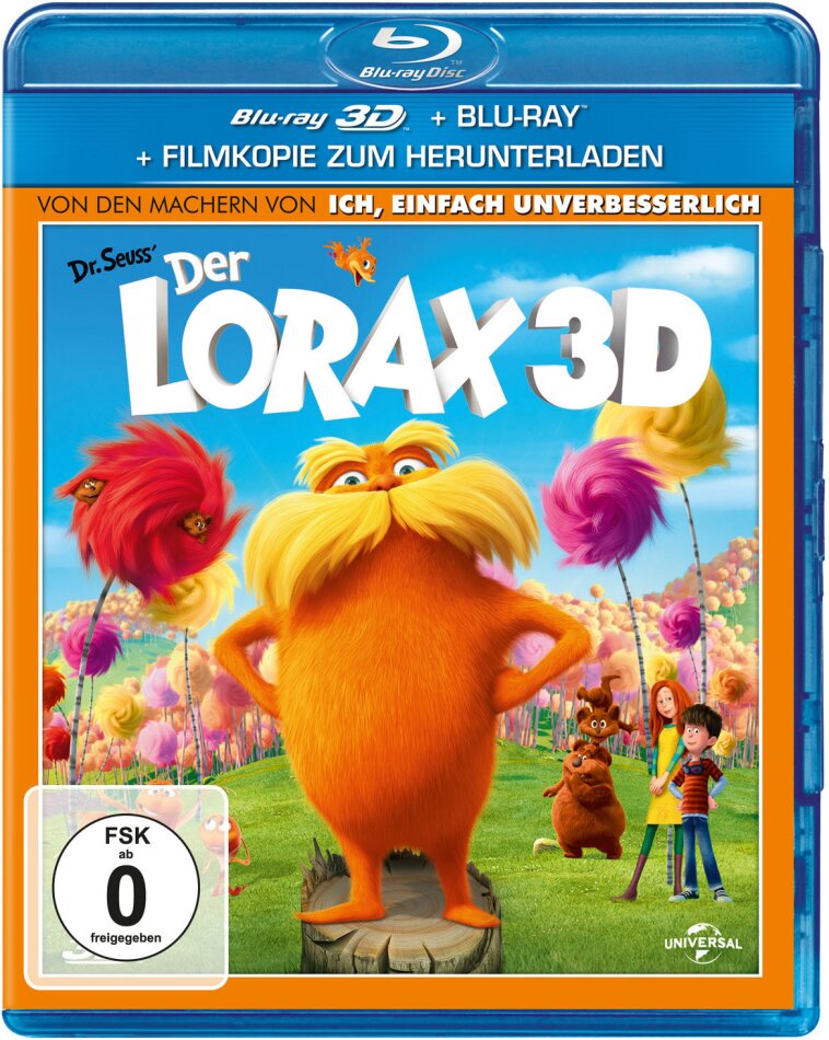 Der Lorax - Dr. Seuss' The Lorax (2012) Blu-ray 3D + Blu-ray