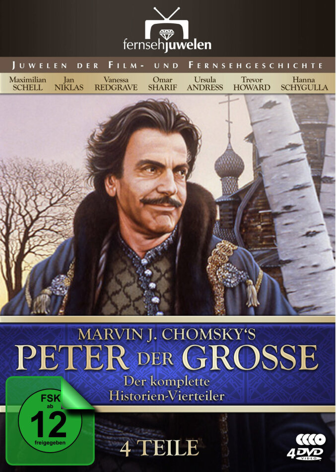 Peter der Grosse - Der komplette Vierteiler (1986) 4 DVDs
