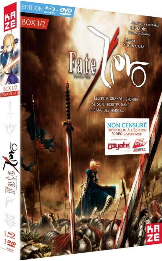 Fate/Zero - Box 1/2 - Saison 1 Blu-ray + 3 DVD