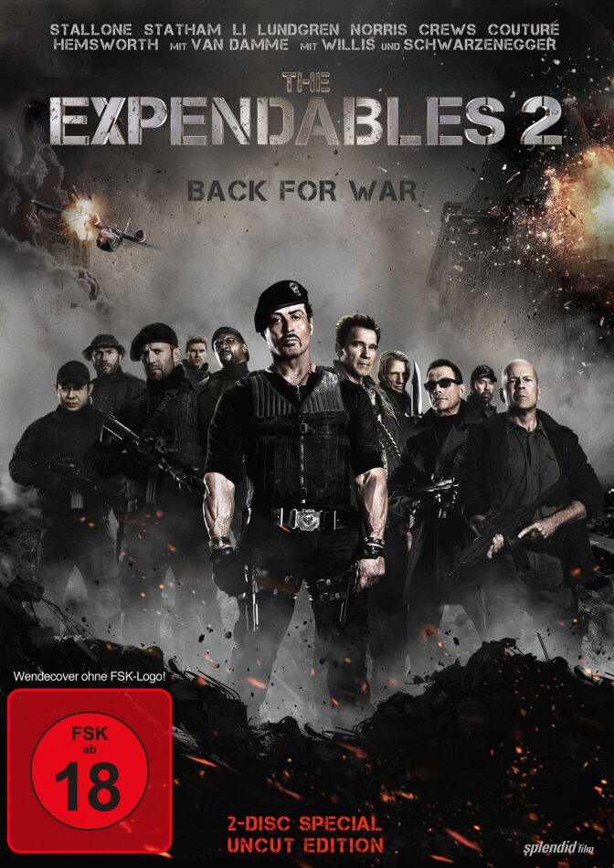 The Expendables 2 - Back for War (2012) Special Edition, Uncut, 2 DVDs