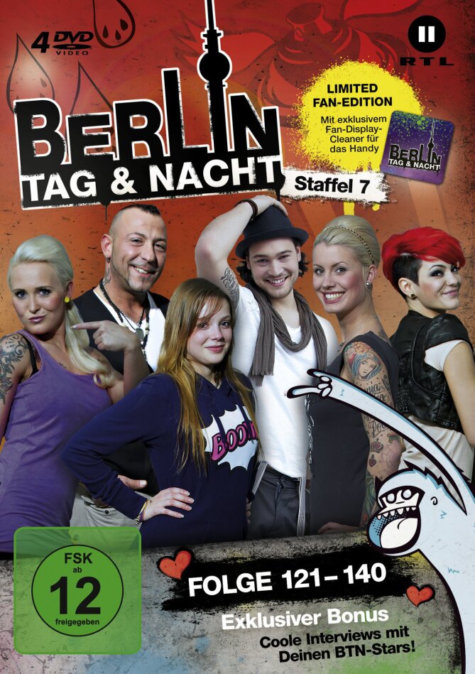 Berlin - Tag & Nacht - Staffel 7 Fan Edition, Limited Edition, 4 DVDs