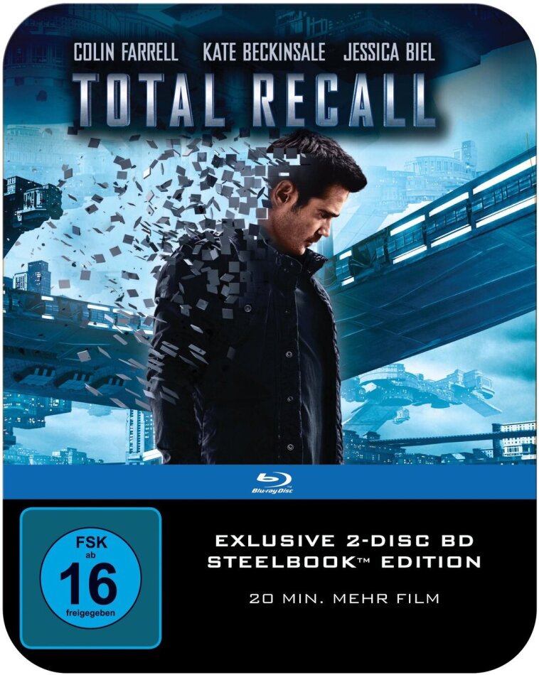 Total Recall (2012) Director's Cut, Steelbook, 2 Blu-rays