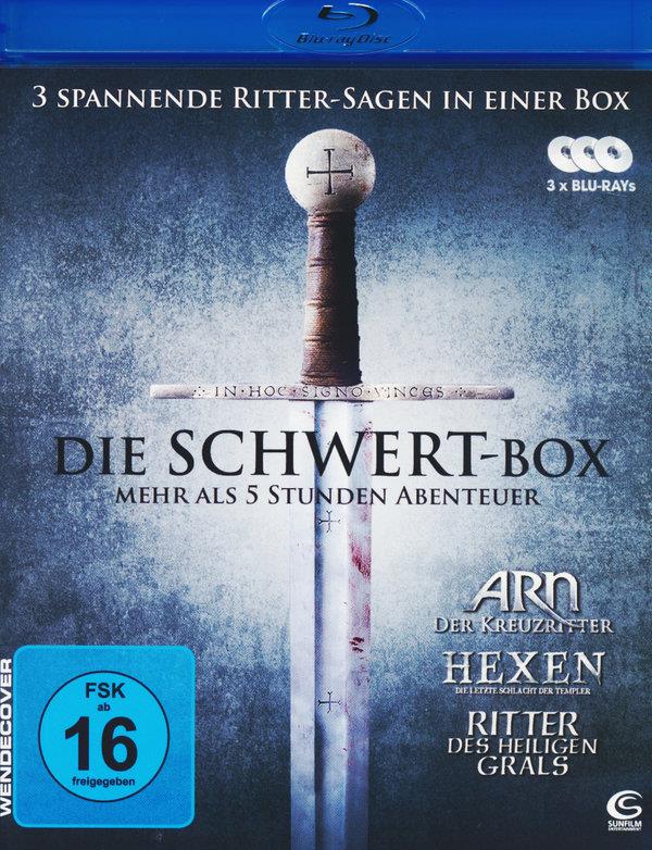 Die Schwert-Box - Arn der Kreuzritter / Hexen - Die letzte Schlacht der Templer / Ritter des heiligen Grals 3 Blu-ray