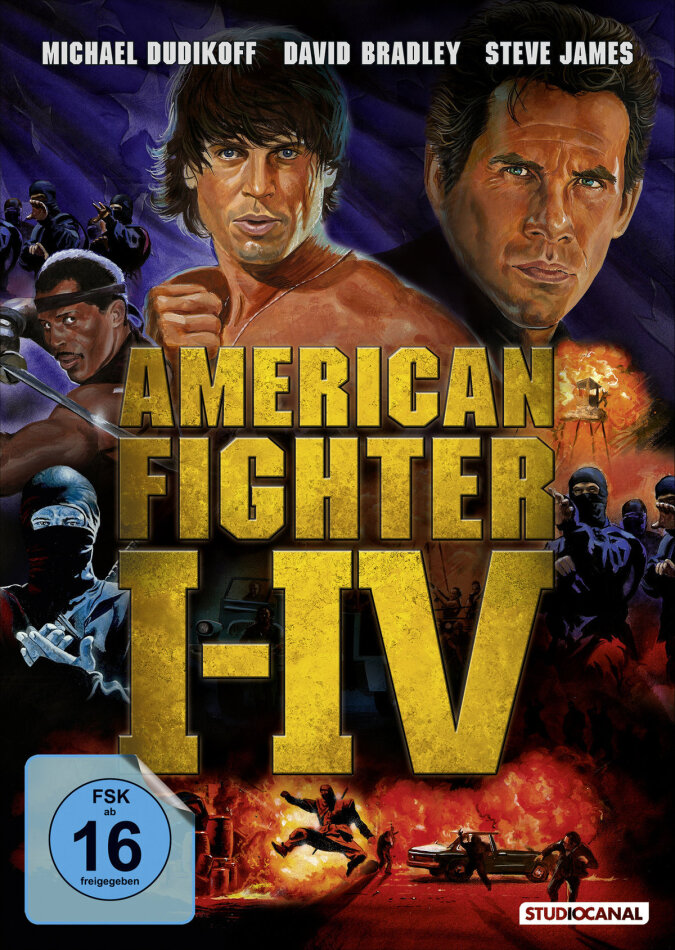 American Fighter 1-4 4 DVDs